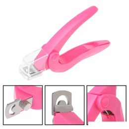 Fake manicure scissors Edge Nail Art Manicure Acrylic Gel False nail Tips Clipper Cutter Luxury Stainless Steel Head Nails