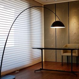 Nordic ins net red fishing lamp floor lamp design sense minimalist designer living room study vertical table lamps