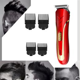 one blade Canada - Epacket KM-1409 Carbon Steel Men Beard Shaver Head Hair Trimmer Rechargeable Electric Razor Electric Clipper341Z