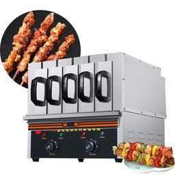 3900W Energy smokeles saving barbecue machine for making meat skewers commercial electric drawer grill oven for sale