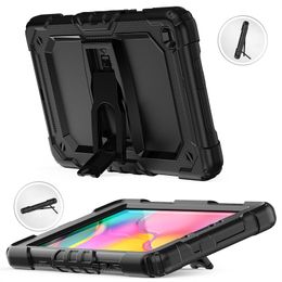 Heavy Duty Full-Body Rugged Case for Samsung Galaxy Tab A8 8.0 T290 T295 A7 Lite 8.7 T220 Stand Silicone Skin Hard Shell