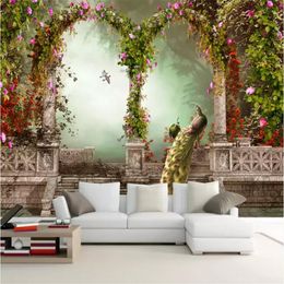 3d wallpaper 3d stereo wallpaper Modern minimalist bedroom TV backdrop wall paper fresh large mural 3d papel de parede