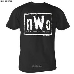 NWO World Order Wrestling Adult Black Tshirt Casual pride t shirt men Unisex shubuzhi tshirt Loose Size top sbz3047 220520