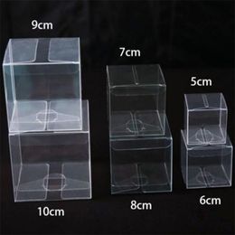 PVC Clear Transparent Candy Gift Box Birthday Wedding Favor Holder Chocolate Boxes Event Sweet Bags /Jewelry 220427