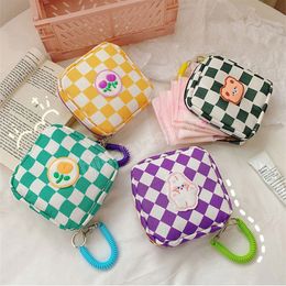 Women Girl Travel Small Makeup Cosmetic Bags Case Fashion Mini Sanitary Napkins Coin Money Card Pouch Cute Purse Organizer Bags