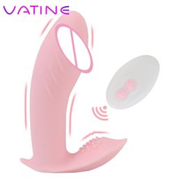 10 Frequency Panty G Spot Massager Clitoris Stimulator Wearable Dildo Vibrator Adult Product sexy Toys for Women Remote Control
