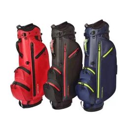 The surface of the new golf support bag is waterproof nylon, with large capacity, light weight and easy to carry