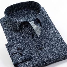 SHAN BAO brand men's floral print shirt spring trend casual loose long-sleeved 5XL 6XL 7XL 8XL 9XL 10XL 220323