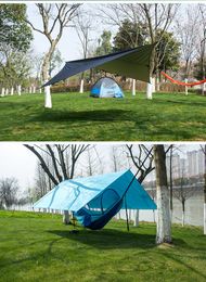 Outdoor canopy shading rainproof simple tent garden decorations 210t polyester silver coated cloth material