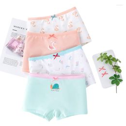 Panties YourSeason Fashion Girls Cotton Cartoon Underwear Kids Boxers Children Princess Underpants Baby Panty 4Pcs/packPantiesPanties