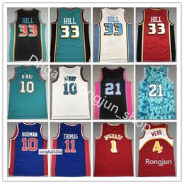 all Isiah Thomas Jersey 11 Dennis Rodman 10 Grant Hill 33 Dikembe Mutombo 55 Carmelo Anthony 15 Vintage 1 McGrady 4 Webb Top Q jerseys