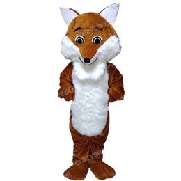 Halloween Long-haired Fox Mascot Costume Cartoon Anime theme character Adults Size Christmas Carnival Birthday Party Outdoor Outfit