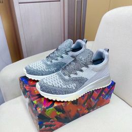 Latest Arrival Fashion Luxury Men Sneakers Mesh Gauze Suede Sole Circle Flower Designer Size 38-46 Model mkjBB6878