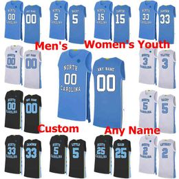 North Carolina Tar Heels College Basketball Jerseys 32 Justin Pierce Jersey Antawn 33 Jamison 42 Brandon Huffman Caleb Ellis Custom Stitched