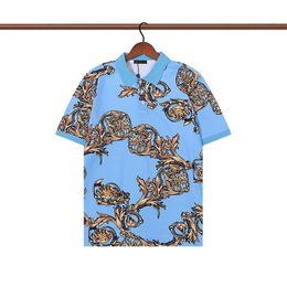 Summer Fashion Mens POLO Shirt Rogue Rabbit Print Short Sleeve High Quality Brand Couple Cotton Casual T-Shirt 4 Colours Size M-2XL