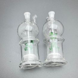 Glass pipe Oil Burner bong hookah Smoking New top Apple Bottom Sand Core Silent Philtre glass water bottle