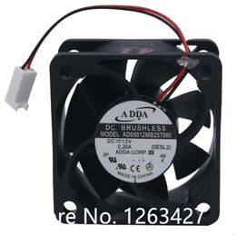 Wholesale fan: ADDA AD05012MB257000 5025 DC12V 0.20A 5cm double ball two-wire fan