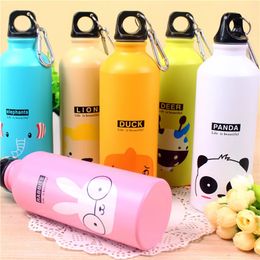 Water Bottles Cute Water Bolttle Lovely Animals Creative gift Outdoor Portable Sports Cycling Camping Hiking School Kids Bottle500ml