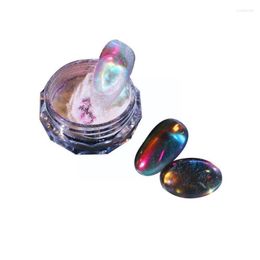 Nail Glitter Ice Muscle Multicolor Mirror Neon Powder Dust Dip Decoration Art Paint Chameleon Chrome E4Z5 Prud22