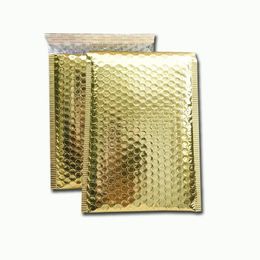 Gift Wrap Gold Padded Envelope Metallic Bubble Mailer Aluminium Foil Bag Packing WrapGift