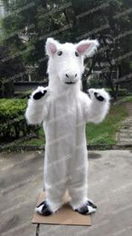 Halloween White Horse Mascot Costume Cartoon Theme Character Carnival Festival Fancy dress Adults Size Xmas Outdoor Party Outfit