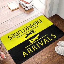 Carpets The Exit Arrival Departure Doormat Rectangle Bedroom Entrance Floor Mat Home Rug Carpet Airport Sign Decoration Foot Pad