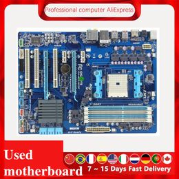 Motherboards For Gigabyte GA-A55-DS3P A55-DS3P Motherboard Socket FM1 DDR3 AMD A55M A55 Original Desktop Mainboard SATA II UsedMotherboards