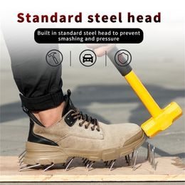 Winter Mens Steel Toe Work indestructible Casual Outdoor Sneakers Puncture Proof Boots Comfortable Industrial Shoes Y200915