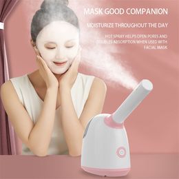 Face Steamer and Cold Spray Nano Steamer Anti Acne Skin Mouisture Lighten Home Spa Beauty Machine Face Sauna Spa 220711