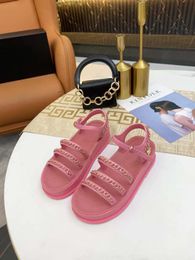 2022 Latest designer women's sandals top fashion luxury high heel water table and lace up special elegant temperament solid leather 35-41