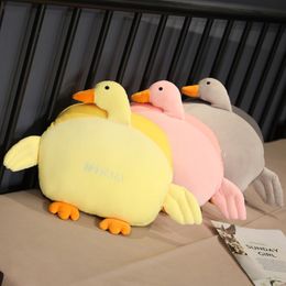 Down Cotton Cartoon Wings Big White Goose Winter Hand Warmer Plush Toy Company Event Gift for Girlfriend Gift