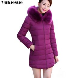 winter jacket women Fashion women Zippers Cotton padded Jacket Female Thickening Hair Winter coat Women plus size jackets 210412