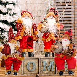QIFU Santa Claus Christms Ornaments Merry Christmas Decor for Home Navidad Gift Xams Happy Year Y201020