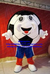 Mascot doll costume Football Soccer Foot Ball Mascot Costume Adult Cartoon Character Outfit Suit Wedding Ceremony Pedagogical Exhibition zx1