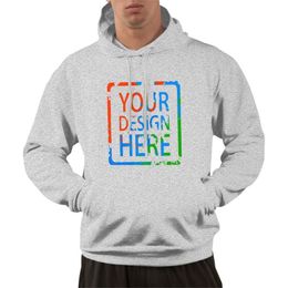 Men s Casual Hoodie Your Design Customised Print Men Hoodies DIY Brand Picture Custom Sweatshirts 10364 220614