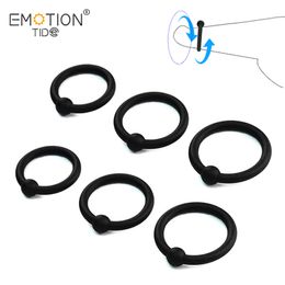 Penis Ring Rubber Male sexy Toys Reusable Stretch s Couples Chastity Games Men Adult Delay Ejaculation Cock s