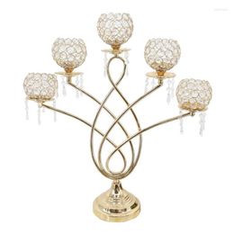 Candle Holders Arms Crystal Tealight For Table Centrepieces Home Decor