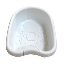4PCS White Plastic Basin for Ionic Detox Foot Spa Machine Foot Care Tool