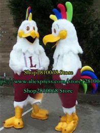 Mascot doll costume High Quality Big Rooster Mascot Costume Cartoon Character Role Playing Fancy Dress Ball Christmas Halloween Celebration