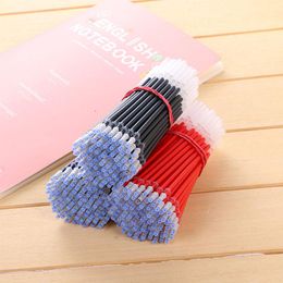 Gel Pens 30Pcs/Set Refill For Office School Stationery Writing Supplies Signature Full Needle Rods Blue Black Red Ink Handles