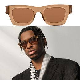 Millionaire Sunglasses Designer Men Women Metal Texture Hinge Design 1410 Brand Glasses UV Protection Classic Original Box