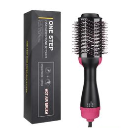 One Step Hair Dryer Salon Beauty Items Hot Air Paddle Modelling Brush Anion Generator Hair Straightener Curler Curling Comb Styling Tools