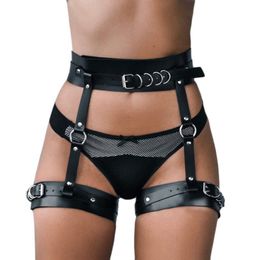Women Bondage Leather Bdsm Leg Harness Garter Belts Erotic Adult sexy Products