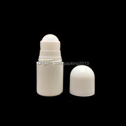 30Ml Plastic Roll On Bottles White Empty Roller Bottle 30Cc Rol-On Ball Deodorant Per Lotion Light Container Drop Delivery 2021 Packing Of