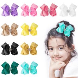 Ribbon Big Bowknot Hair Clip Baby Girl Boutique Children Hair Accessories Girls Barrettes Gifts