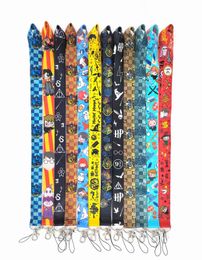 10 Pack British Cartoon Anime Lanyard Key Chain Neckband Key Camera ID Phone String Pendant Party Gift Gift Accessories Small Wholesale