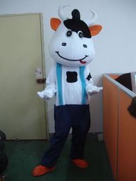 Mascot doll costume DAIRY COW Mascot Costume Adult Cartoon Character Outfit Suit Opening New Business Expo Fair