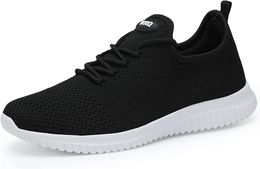 Sapatos esportivos de homens gostosas de moda de lazer de lazer de malha de malha de malha adequada para corrida de ginásio de corrida