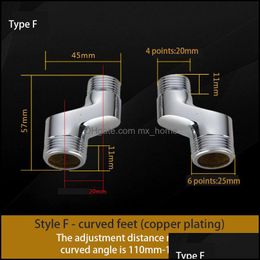 New Stainless Steel Kitchen Faucet Eccentric Corner Joint Lengthening And Thickening The Shower Bends Its Feet Drop Delivery 2021 Other Fauc