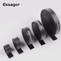 Essager Tearable Cable Organiser USB Bundled Winder Data Line Ties Mouse Wire Earphone Holder HDMI Cord Management Phone Hoop Tape